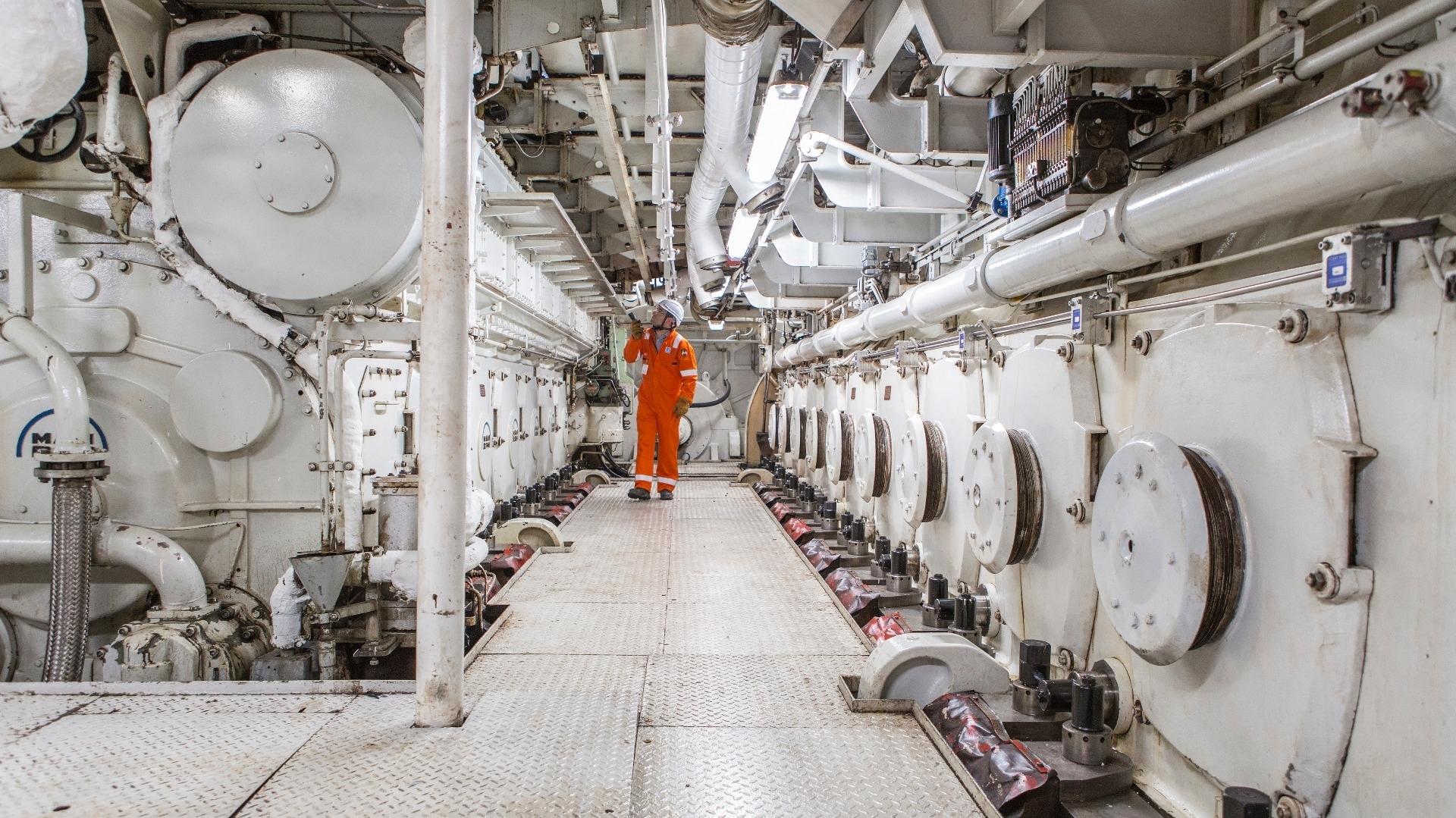 Engine room machinery