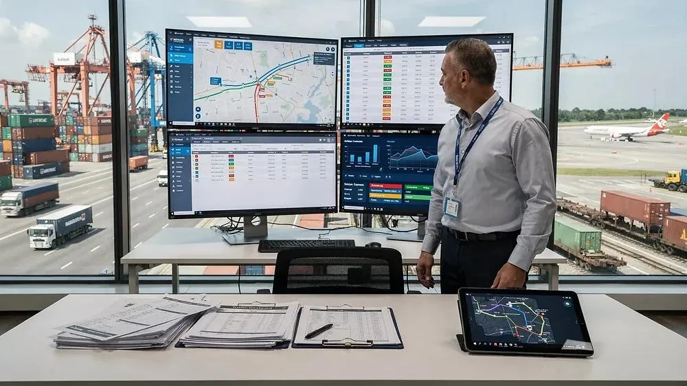 Vessel operations control room